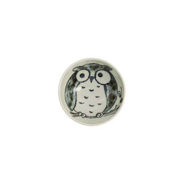 Rice Bowl Kawaii Owl Blue, Porcelain, Ø 13 cm, Item No. 20991
