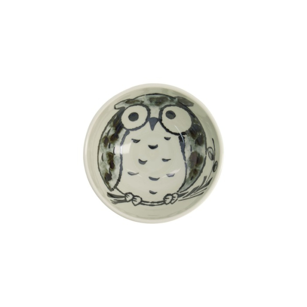 Rice Bowl Kawaii Owl Blue, Porcelain, 600 ml, Item No. 20994