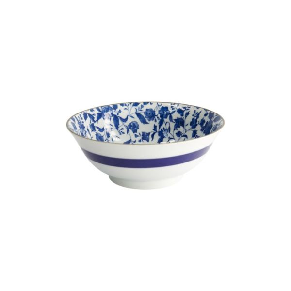 Noodle Bowl Japan Flower, Porcelain, 1 L, Item No. 2099