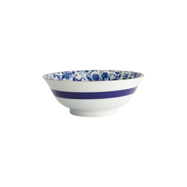 Noodle Bowl Japan Flower, Porcelain, 1 L, Item No. 2099