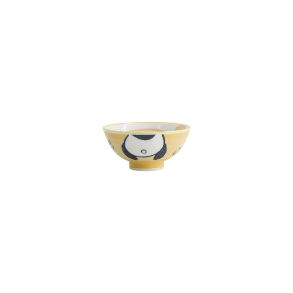 Rice Bowl Kawaii Panda Yellow, Porcelain, Ø 10.5 cm, Item No. 21001