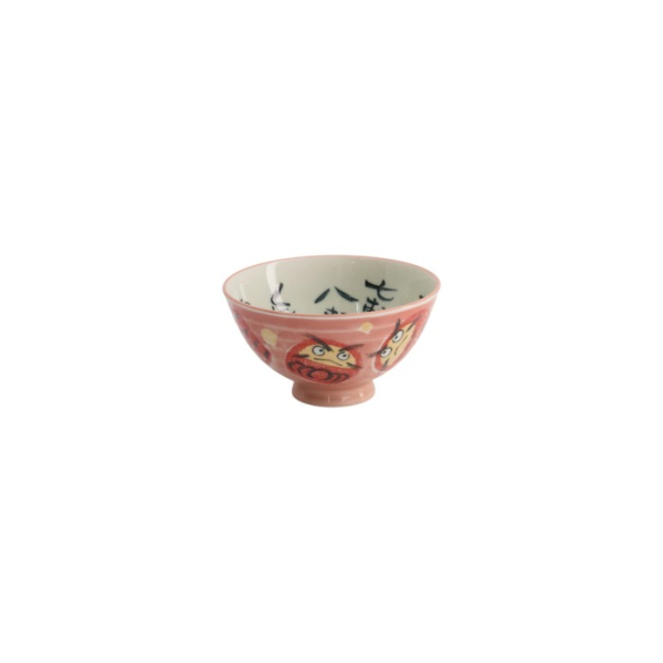 Rice Bowl Kawaii Daruma Pink, Porcelain, Ø 11.5 cm, Item No. 21007