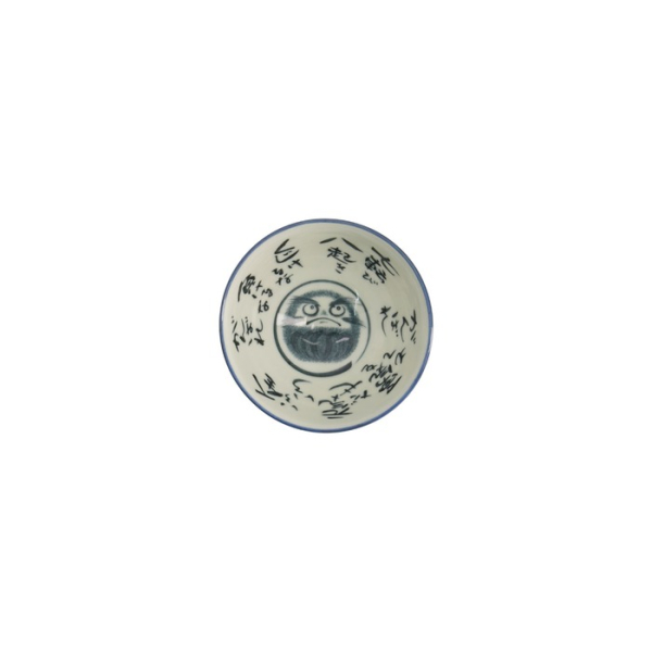 Rice Bowl Kawaii Daruma Blue, Porcelain, 300 ml, Item No. 21008