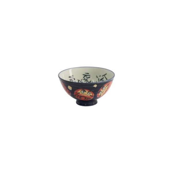 Rice Bowl Kawaii Daruma Blue, Porcelain, 300 ml, Item No. 21008