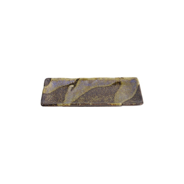 Sushi-Platte Aurora Blue Schwarz, Porzellan, 19,5 × 9,5 × 2,5 cm, Art.-Nr. 21068
