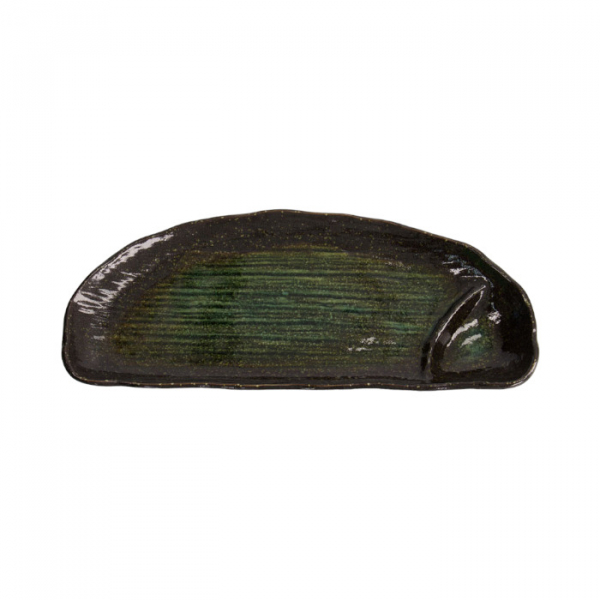 Kuro Suisho Green Large Plate at Tokyo Design Studio (picture 2 of 3)