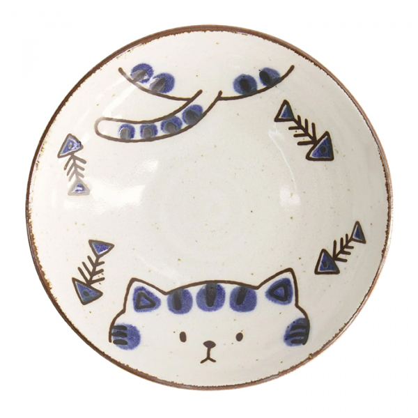 Kawaii Cat Neko Flache Schale Schale bei Tokyo Design Studio (Bild 3 von 5)