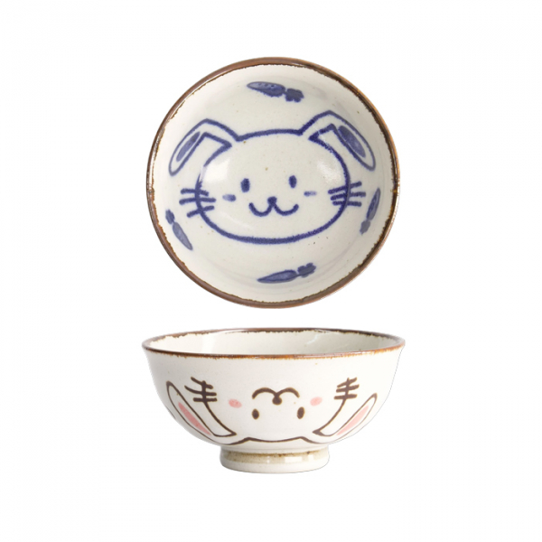 Kawaii Rabbit Usagi Rice Bowl Bowl at Tokyo Design Studio (picture 1 of 5)