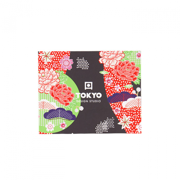 Schwarz Blumen Kawaii Blumen-Suppenlöffel Geschenkset 4tlg bei Tokyo Design Studio (Bild 3 von 3)