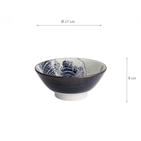 Hokusai Ramen Schale bei Tokyo Design Studio (Bild 5 von 5)