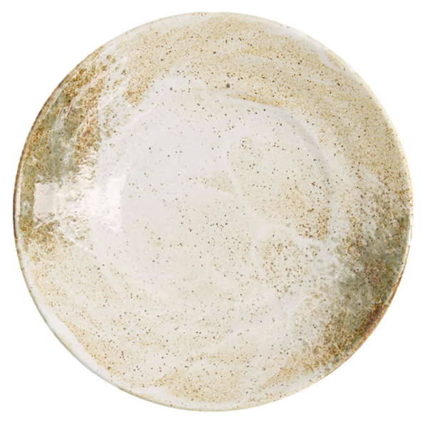 White/Brown Yukishino Deep Plate at Tokyo Design Studio (picture 3 of 5)