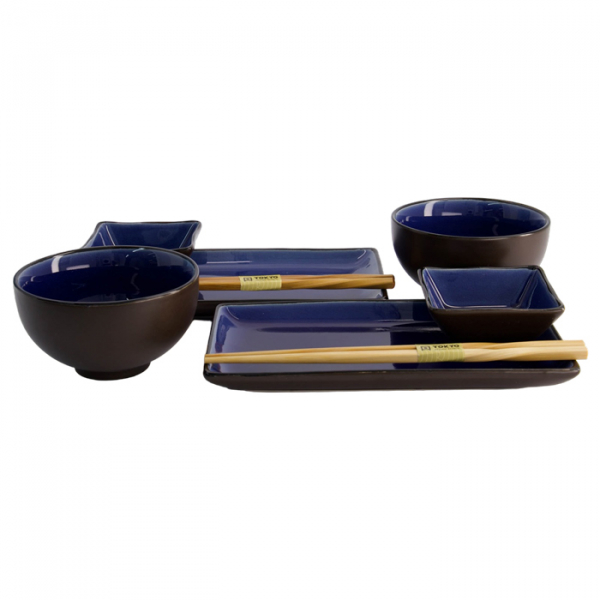 8pcs Glassy Dark Blue Giftset at Tokyo Design Studio (picture 2 of 5)