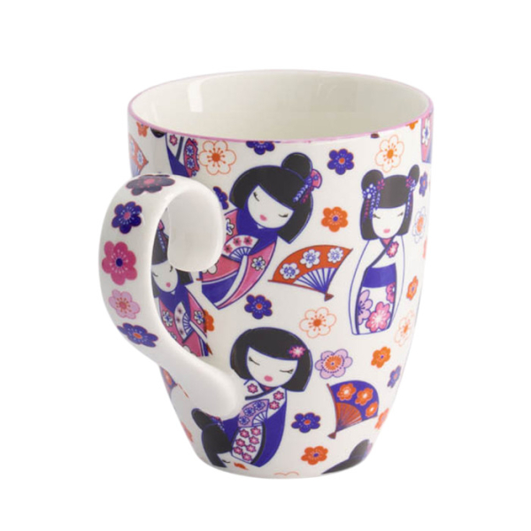 Ø 8.5x10.2cm 380ml  Kawaii Kokeshi Mug W/Giftbox at Tokyo Design Studio (picture 5 of 6)