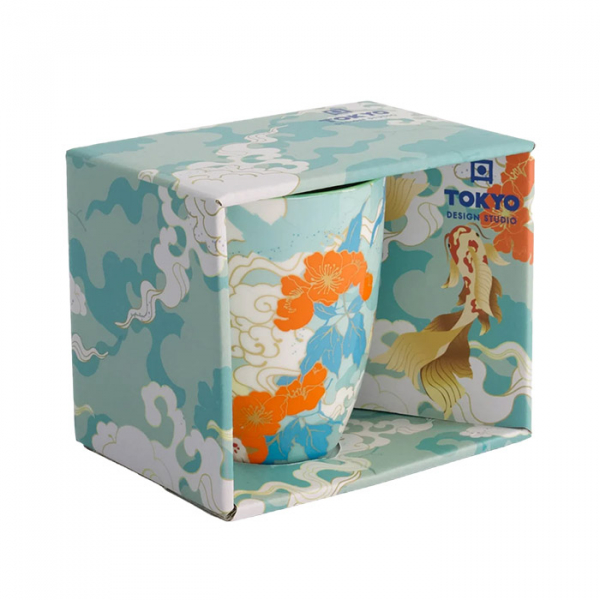 Ø 8.5x10.2cm 380ml  Kawaii Goldfish Mug W/Giftbox at Tokyo Design Studio (picture 1 of 6)