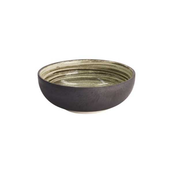 Tayo Bowl Asashio Dark Brown, Beige, Stoneware, Ø 19.7 cm, Item No. 21636