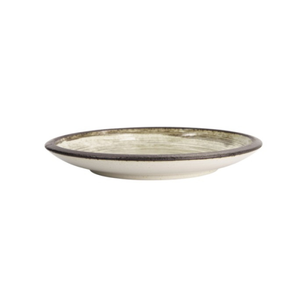 Teller Asashio Dunkelbraun/Beige, Steinzeug, Ø 24,8 cm, Art.-Nr. 21639