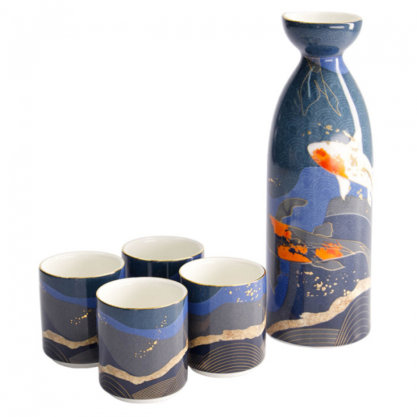 1:4 220/50 ml Kawaii Koi Sake Set at Tokyo Design Studio (picture 1 of 4)