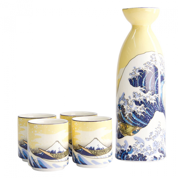 1:4 220/50 ml Kawaii Hokusai Sake Set bei Tokyo Design Studio (Bild 2 von 4)