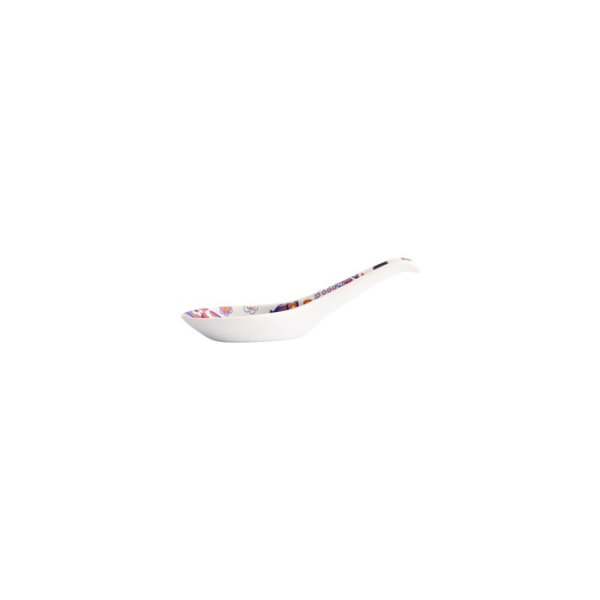 Soup Spoon Kawaii Maiko Purple, Porcelain, 13.8 cm, Item No. 21695
