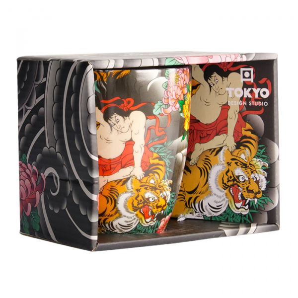 Yakuza Tiger Tasse in Geschenkbox Tasse bei Tokyo Design Studio (Bild 5 von 6)