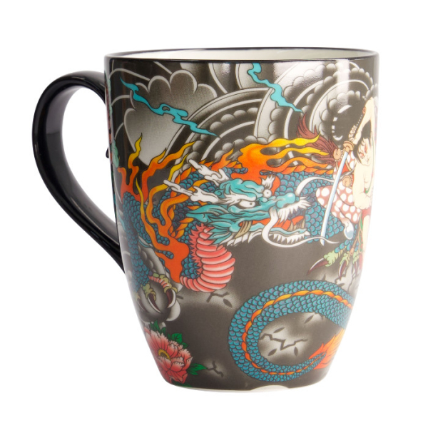 Yakuza Blue Dragon Tasse in Geschenkbox Tasse bei Tokyo Design Studio (Bild 3 von 6)