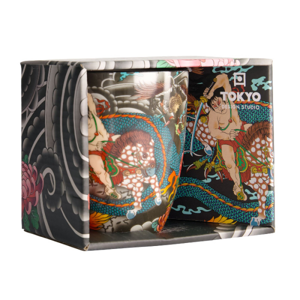 Yakuza Blue Dragon Tasse in Geschenkbox Tasse bei Tokyo Design Studio (Bild 5 von 6)