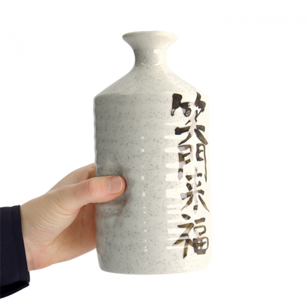 20cm Weiß (Shomon Raifuku) Sake Flasche Deco bei Tokyo Design Studio (Bild 6 von 8)