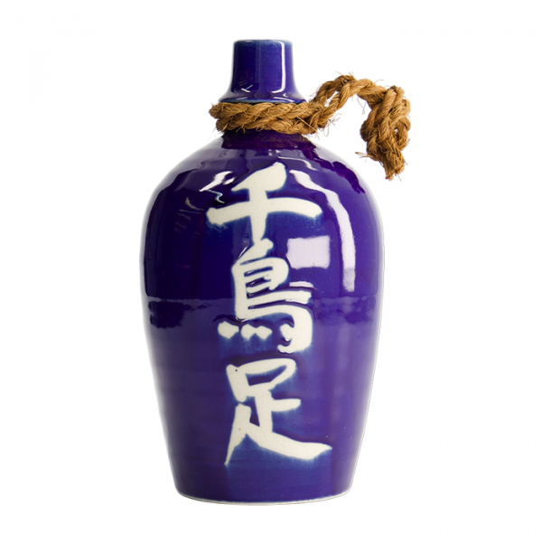 Item no. 21767 Sake Bottle Deco,19.5cm Blue Azure (Chidori Ashi) at Tokyo Design Studio (picture 2 of 7)