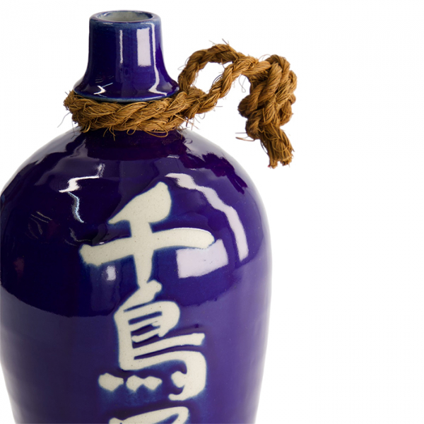 Item no. 21767 Sake Bottle Deco,19.5cm Blue Azure (Chidori Ashi) at Tokyo Design Studio (picture 3 of 7)