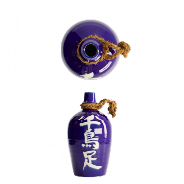 19.5cm Blue Azure (Chidori Ashi) Sake Flasche Deco bei Tokyo Design Studio (Bild 6 von 7)