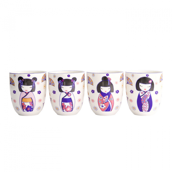 4pcs Kawaii Maiko Mug Giftset at Tokyo Design Studio (picture 2 of 4)