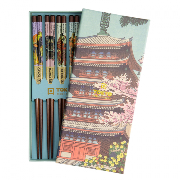 5 pair Chopstick Set at Tokyo Design Studio (picture 1 of 4)