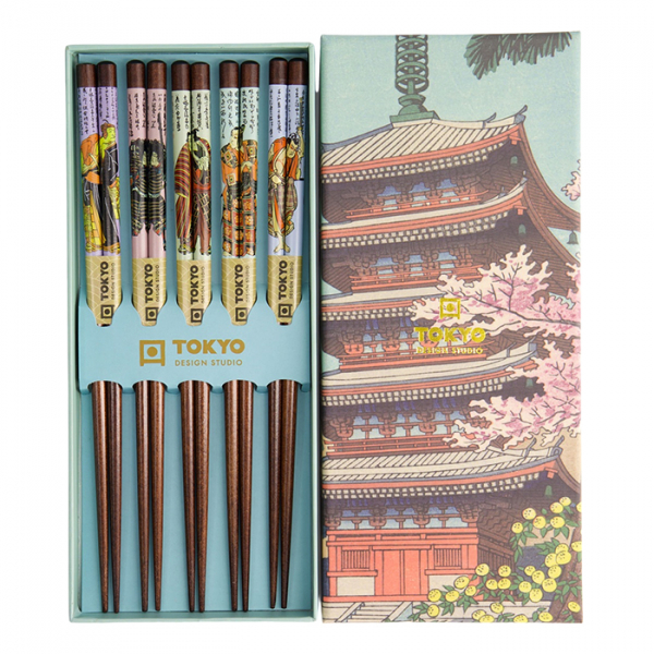 5 pair Chopstick Set at Tokyo Design Studio (picture 2 of 4)