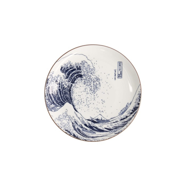 Teller Hokusai Nami Blau/Weiß, Porzellan, Ø 18,3 cm, Art.-Nr. 21889