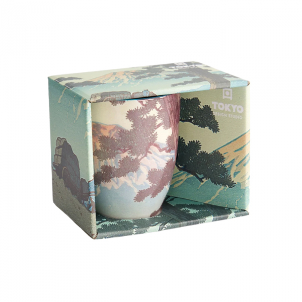 Ø 8,5x10,2cm 380ml Kawaii Fuji Tasse in Geschenkbox bei Tokyo Design Studio (Bild 1 von 6)