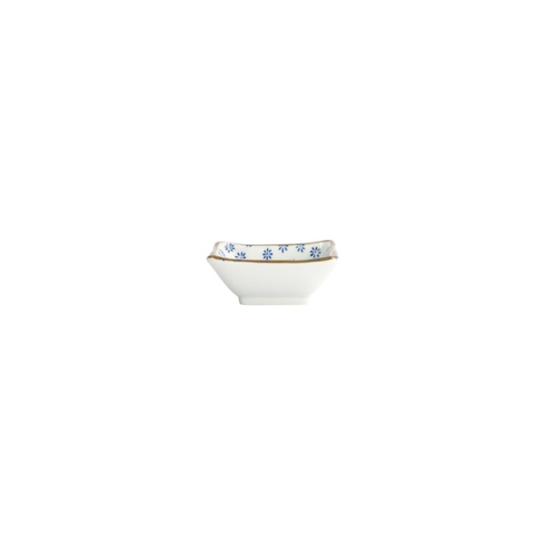Square Sauce Bowl Japan Flower Mizu, Porcelain, 8.5 × 8.5 × 3 cm, Item No. 22008
