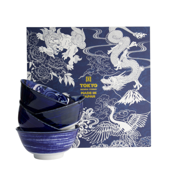Japonism Bowl 4 Bowls Set at Tokyo Design Studio (picture 1 of 10)