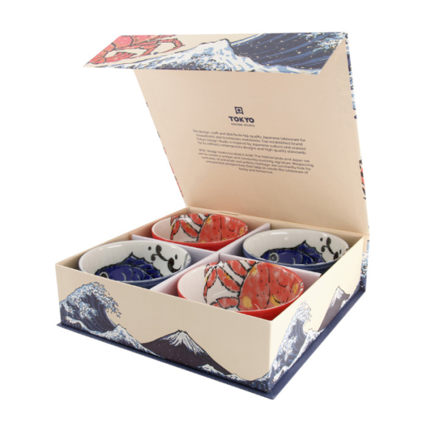 Seafood 4 Bowls Set at Tokyo Design Studio (picture 2 of 5)