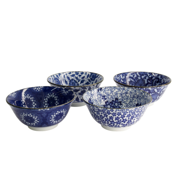 TDS, Tayo Bowls, Mixed Bowls Flower Lace, 4 pcs., Ø 14,8 cm, Item No. 22040