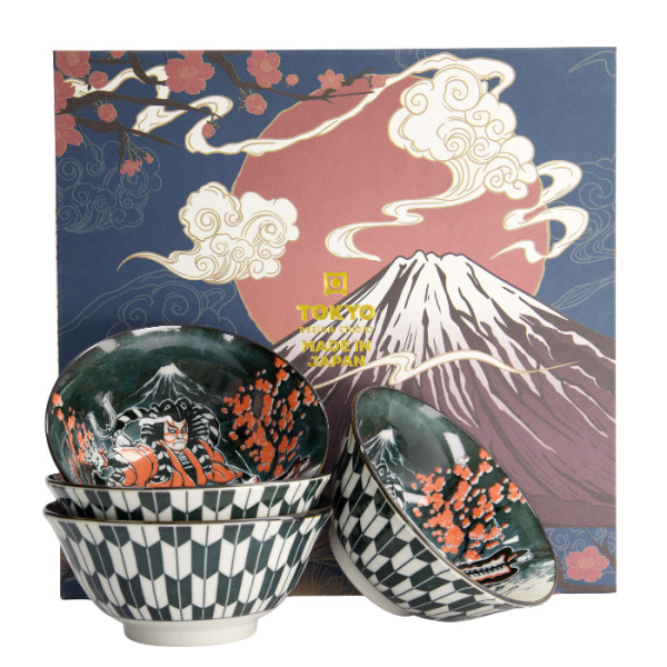 Mixed Bowls Samurai Kabuki  Tayo Bowls at Tokyo Design Studio (picture 1 of 3)