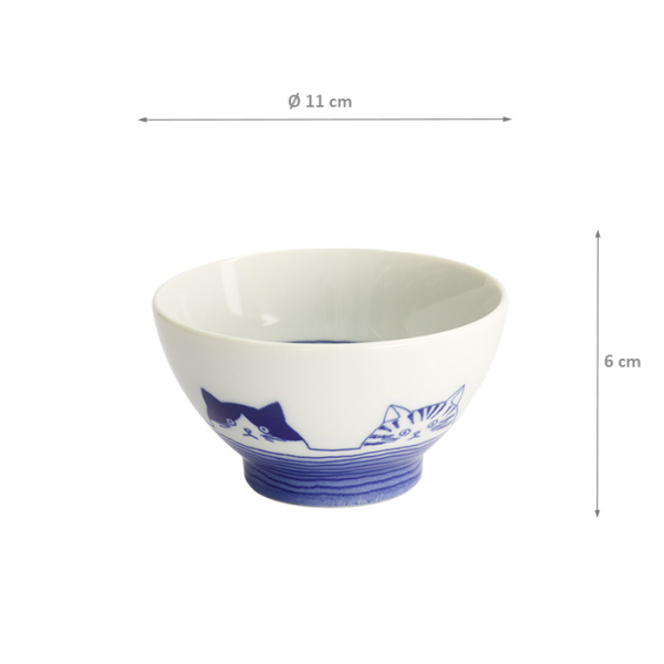 Kawaii Cat Reis-Schale bei Tokyo Design Studio (Bild 6 von 6)
