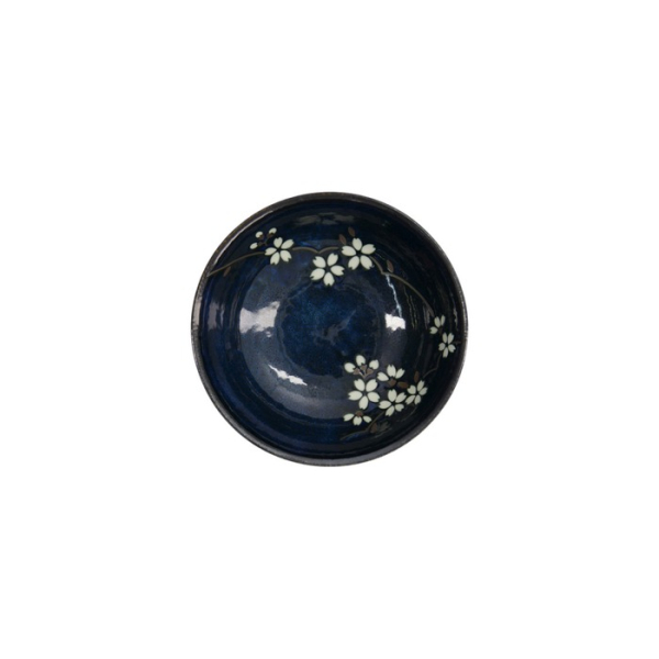 Rice Bowl Cobalt Blue Sakura, Porcelain, 500 ml, Item No. 22111