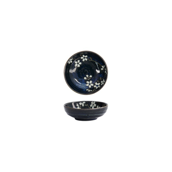 Sauce Bowl Cobalt Blue Sakura, Porcelain, &Oslash; 9.5 cm