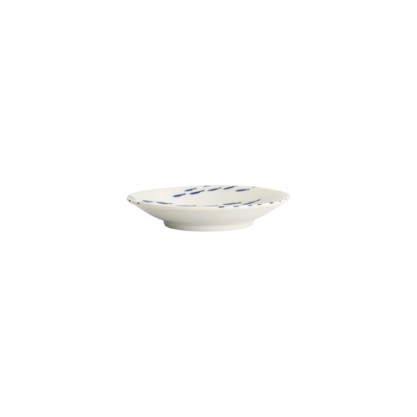 Teller Kawaii Fisch Blau/Weiß, Porzellan, Ø 13,7 cm, Art.-Nr. 22124