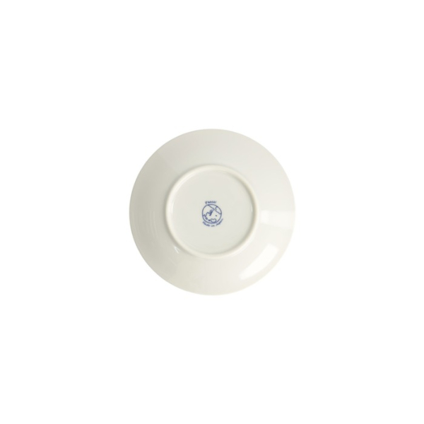 Plate Kawaii Polar Bear Blue, White, Porcelain, Ø 13.7 cm, Item No. 22128