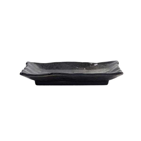 TDS, Plate, Black, 15.5x11x2.5cm - Item No. 22233