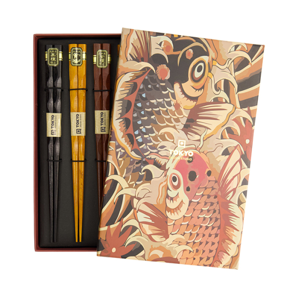 Wood 5 Chopstick Giftset at Tokyo Design Studio (picture 1 of 6)