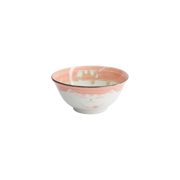 Tayo-Schale Kawaii Katze Neko Rosa, Porzellan, 500 ml, Art.-Nr. 2223