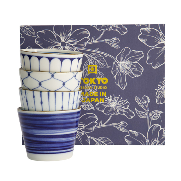 TDS, Cup Gift Set, 4-piece set, Ø 8.3x6.5cm 180ml , Item No. 22242