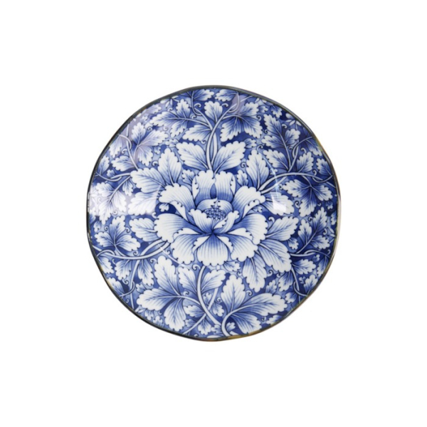 Pastateller Hana Blue Dami Botan, Porzellan, Ø 21 cm, Art.-Nr. 22266